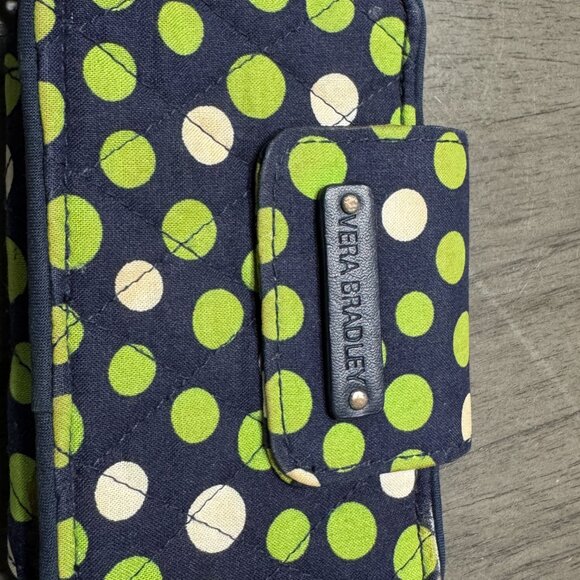 Vera Bradley Wristlet – Lilli Bell Polka Dot Pattern - Picture 2 of 6